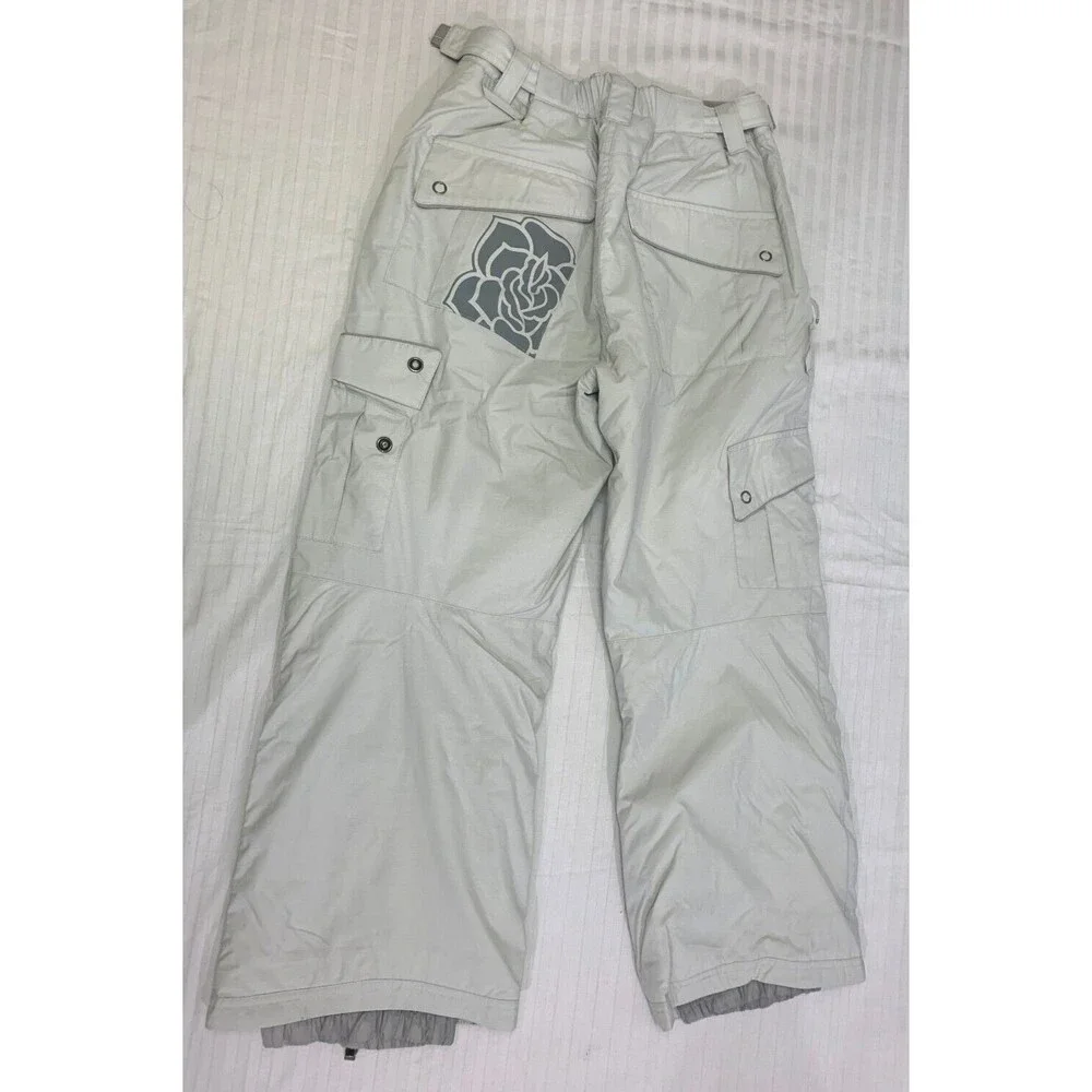 BLACK DOT GIRLS SNOW SKI NYLON CARGO PANTS SIZE YOUTH L
